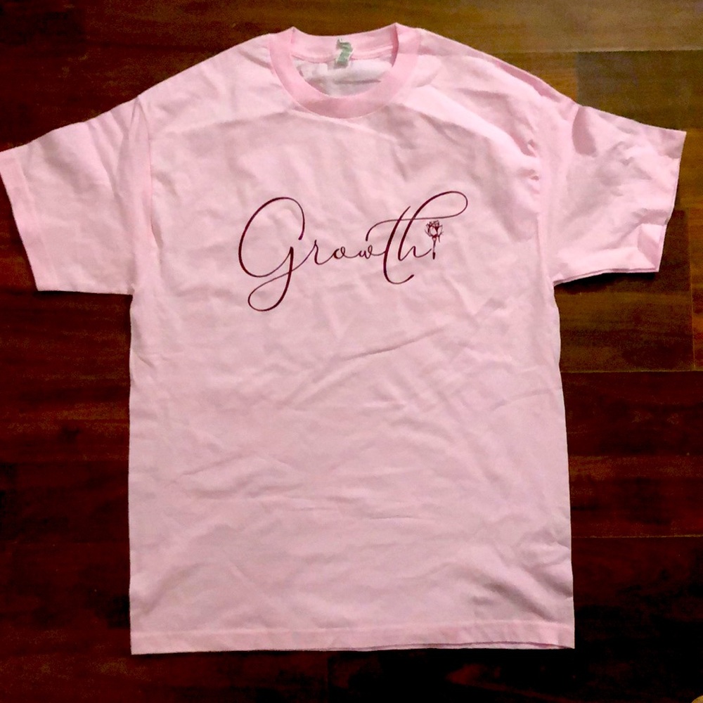 Pink Growth Graphic Tee T-shirt